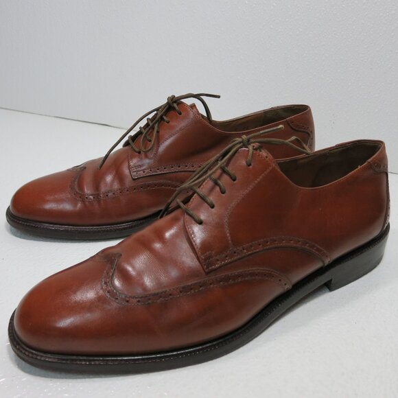 Salvatore Ferragamo Other - Vintage Salvatore Ferragamo Leather Dress Footwear Oxford Shoes Mens Footwear 8